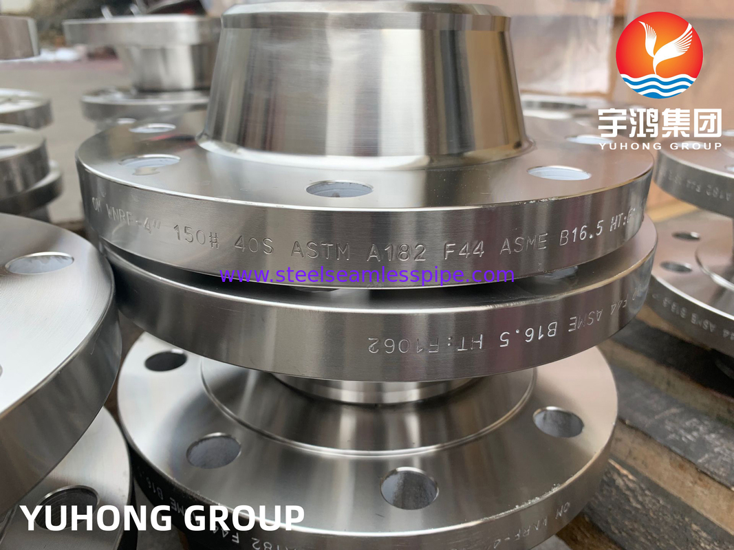 B16.5 หน้าแปลนหลอม ASTM A182 F44 S31254 SMO254 คอเชื่อม RF FF