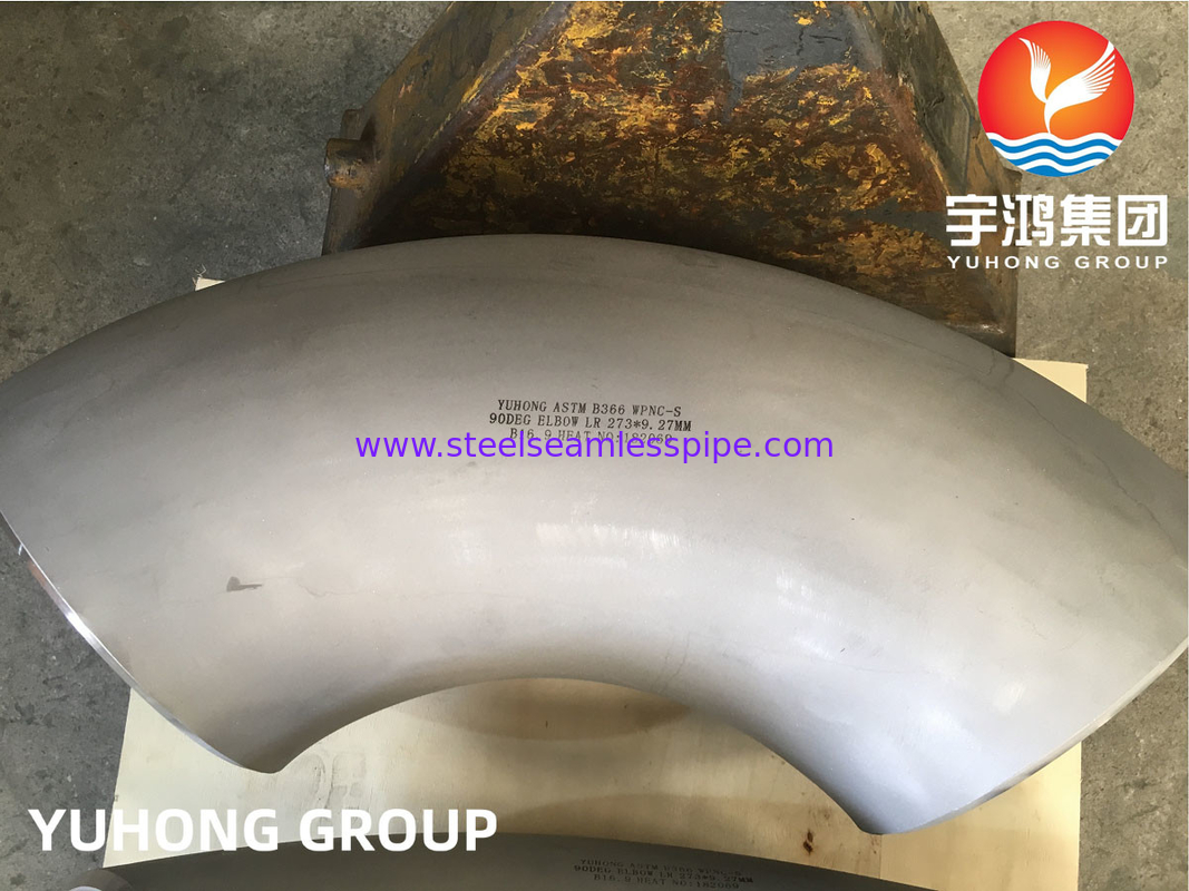 ASTM B366 UNS N04400, Monel 400 Butt welded Nickel alloy Steel Pipe Fittings, Elbows, Reducers เครื่องปรับระดับ