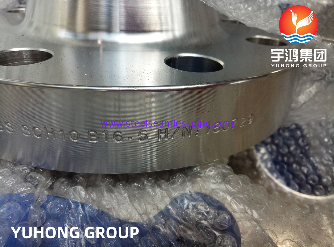 ASTM A182 F347, UNS S34700 แฟลนจ์คอการเชื่อมเหล็กไร้ขัดเหล็ก, หน้ายก, ASME B16.5
