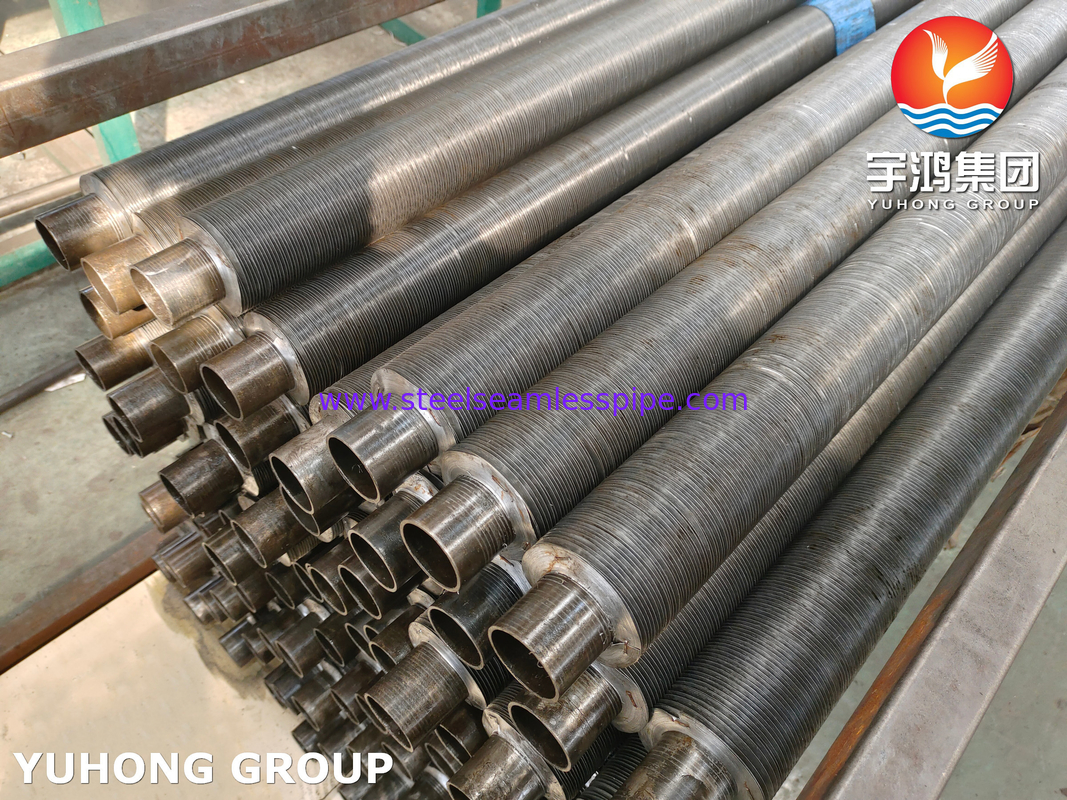 ASTM A179 ท่อเหล็กก๊าบอนที่มีอลูมิเนียม 1060 ปีก ท่อปีกประเภท G