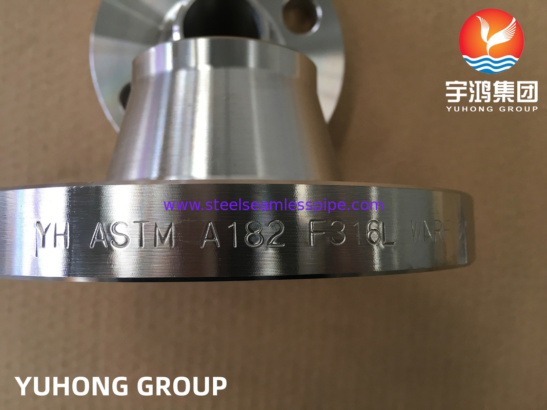 ASTM A182 F316L, UNS S31603 โลหะไร้สแตนเลส โลหะเชื่อมคอ ยกหน้าปลอม Flange B165