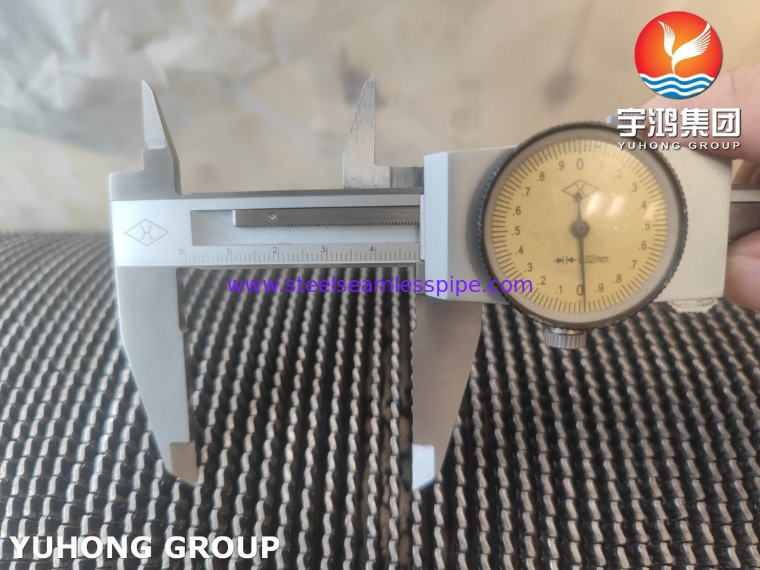 ASTM A312 TP347 ท่อระบายน้ําแบบสไพร่ที่มีเส้นผ่าตัดความถี่สูง สําหรับท่อคอนเวคชั่น