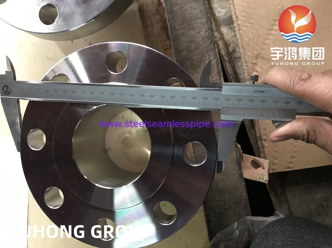 ASTM A182 F51 ดับเล็กซ์สแตนเลส โฟกซ์ Weldneck Flange RF B16.5 สําหรับน้ํามันและแก๊ส