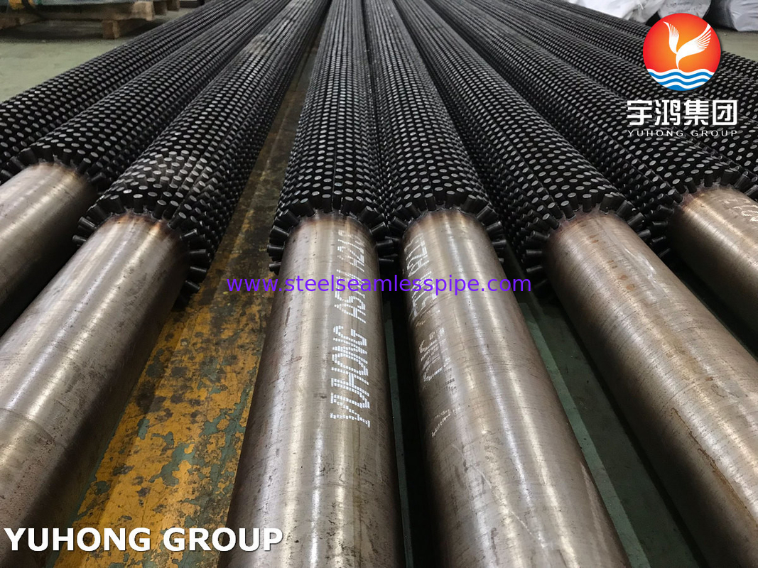 ASTM A213 T9 หลอดปีกปูทองเหล็กสแตนเลส หลอดปิ้น หลอดหัวเล็บสําหรับเตาเผา