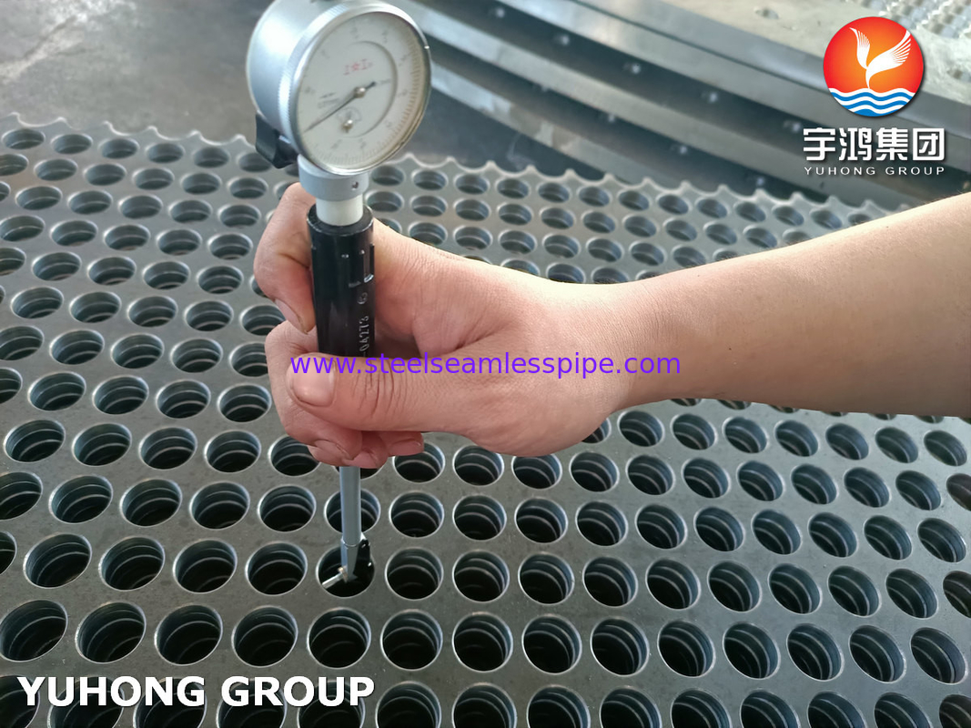 EN 10025-2 S235JR แผ่นกั้นสําหรับเครื่องแลกเปลี่ยนความร้อน การสนับสนุนโครงสร้างและประสิทธิภาพการถ่ายทอดความร้อน