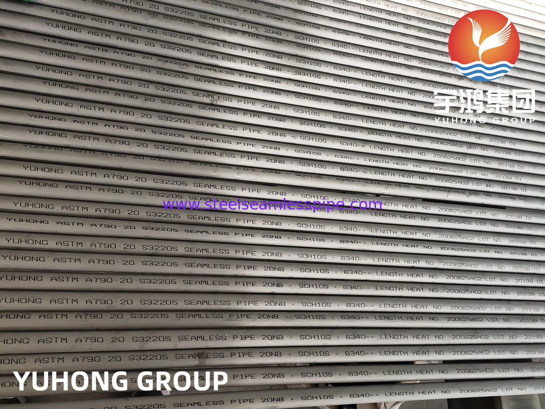 ASTM A790 S32205 ท่อเหล็กไร้สแตนเลสแบบสองแบบ สําหรับการใช้งานทั่วไป