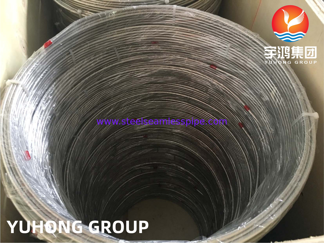 ASTM A269 TP316L สแตนเลส โคลล์ท่อไร้รอยสําหรับเครื่องปรับอากาศและเครื่องเย็น