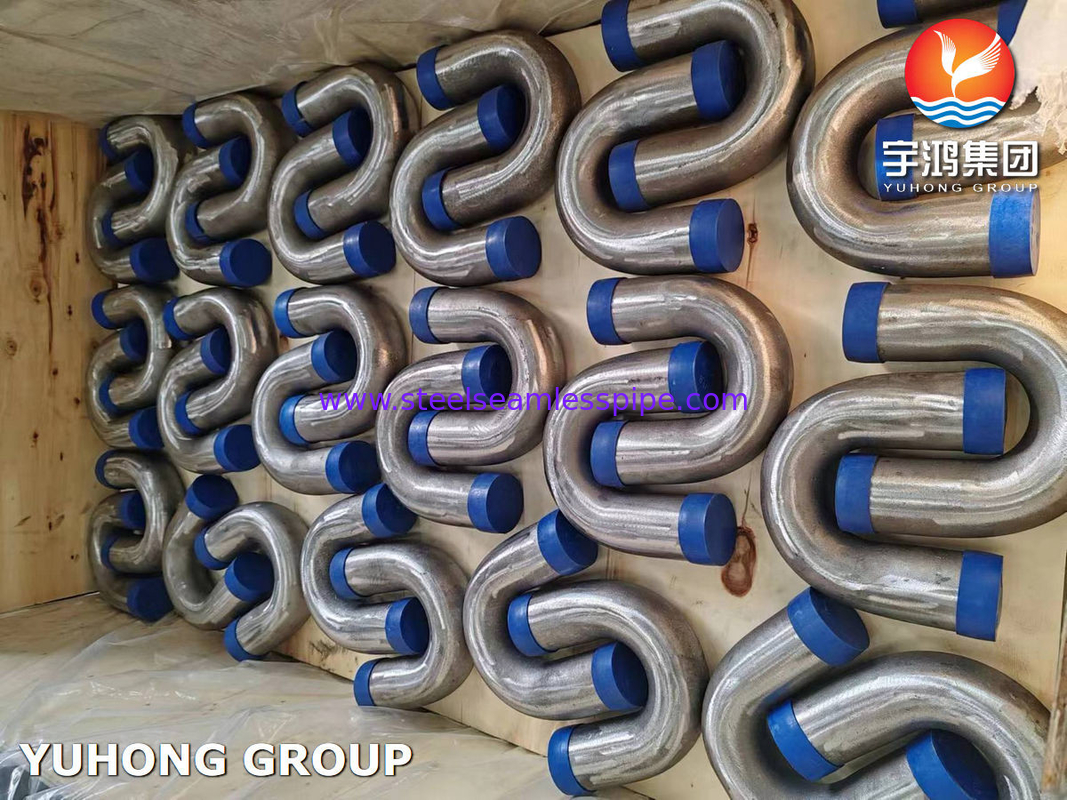 ASME SA192 ท่อบิด U แบบไร้รอยเหล็กคาร์บอน สําหรับเตาน้ํามันและเครื่องแลกเปลี่ยนความร้อน