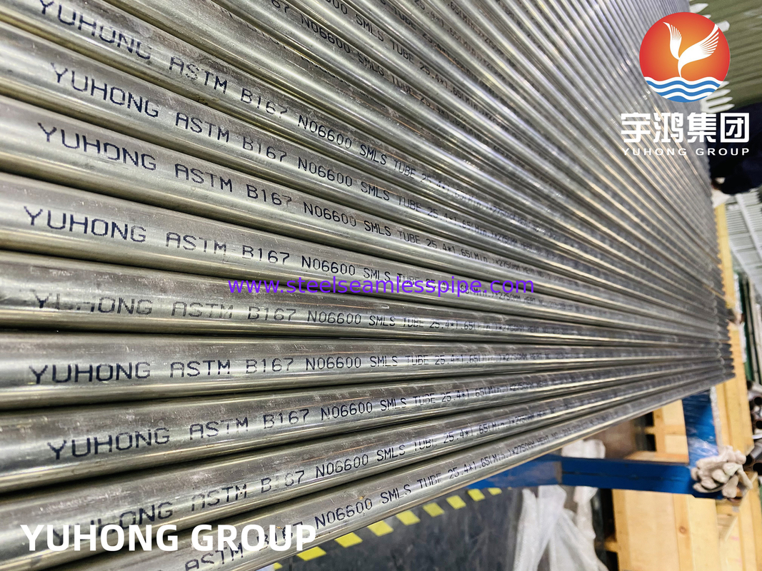​​ท่อไร้รอยต่อ ASME SB167 Inconel 600 ทนทานต่อการแตกร้าวจากคลอไรด์ (SCC) สำหรับเครื่องปฏิกรณ์ไฮโดรจิเนชัน