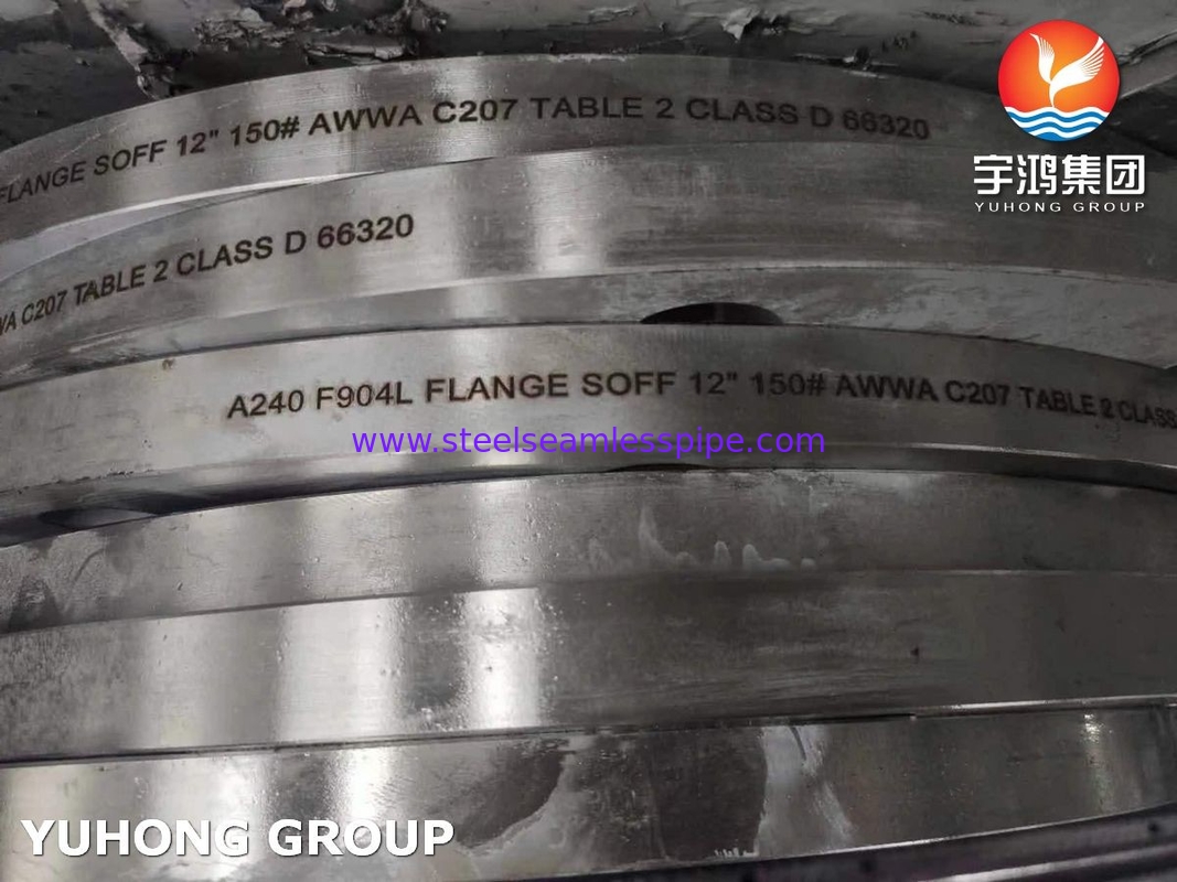 ASTM A240 F904L สแตนเลส AWWA C207 ตาราง 2 ประเภท D