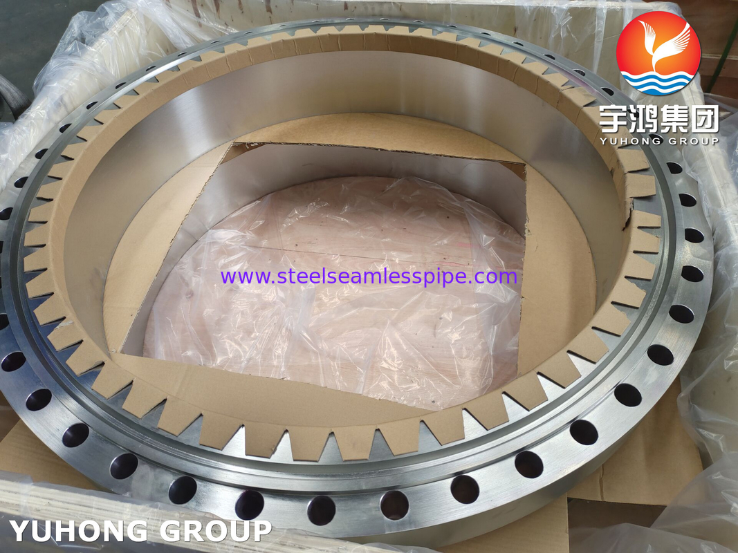 โลหะไร้สแตนเลส Weld Neck RTJ Flange ASME B16.5 ASTM A182 F310