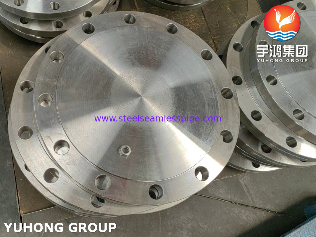 ASME B16.5 ASTM A105 / A105N โลหะคาร์บอน Blind Flange Forged BLRF Flange