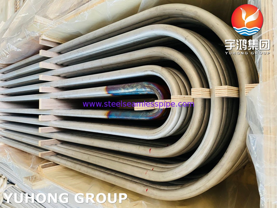 ASME SA213 TP316L 1.4404 ท่อสแตนเลส U Bend Tube สําหรับเครื่องแลกเปลี่ยนความร้อน