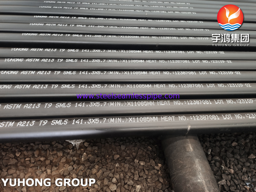 ASME SA213 T9 T11 T22 T91 ท่อไร้รอยเหล็กสแตนเลสสําหรับท่อเตาไฟ