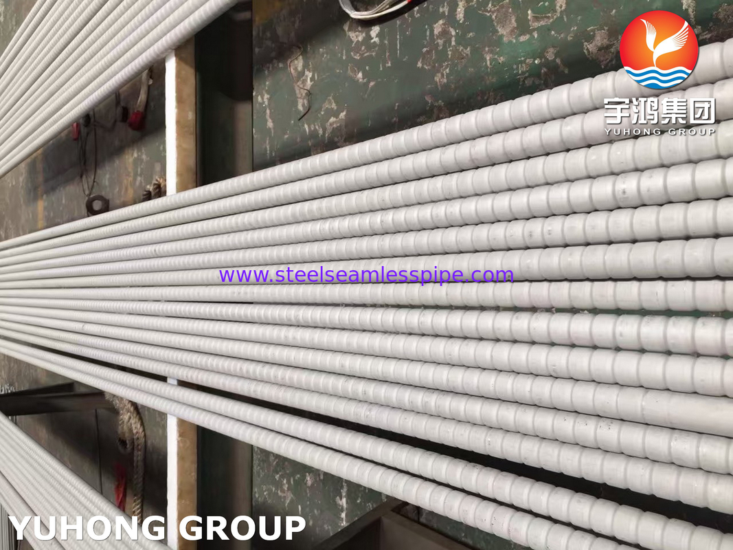 GOST9941 12X18H10T TP321 ท่อปีกท่อเหล็กไร้สแตนเลสสําหรับเครื่องทําความเย็นอากาศ