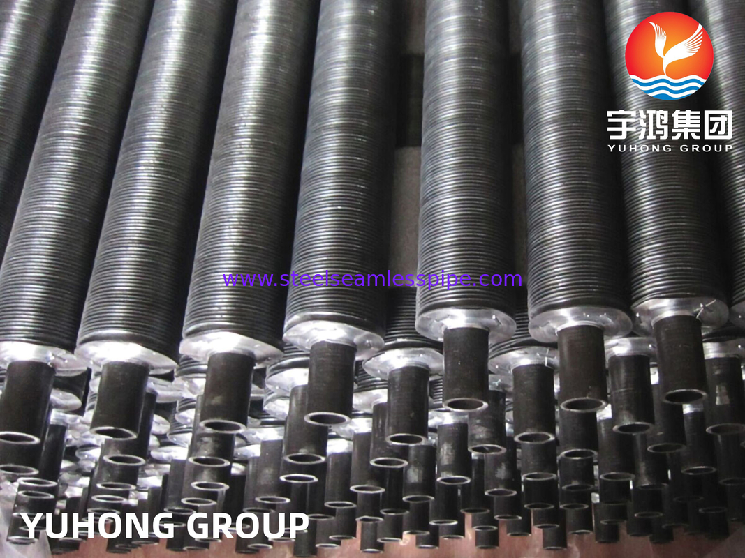 L Type Fined Pipe A179 ASME SA179 With Aluminum 1060 สําหรับเครื่องปรับความเย็นด้วยอากาศ