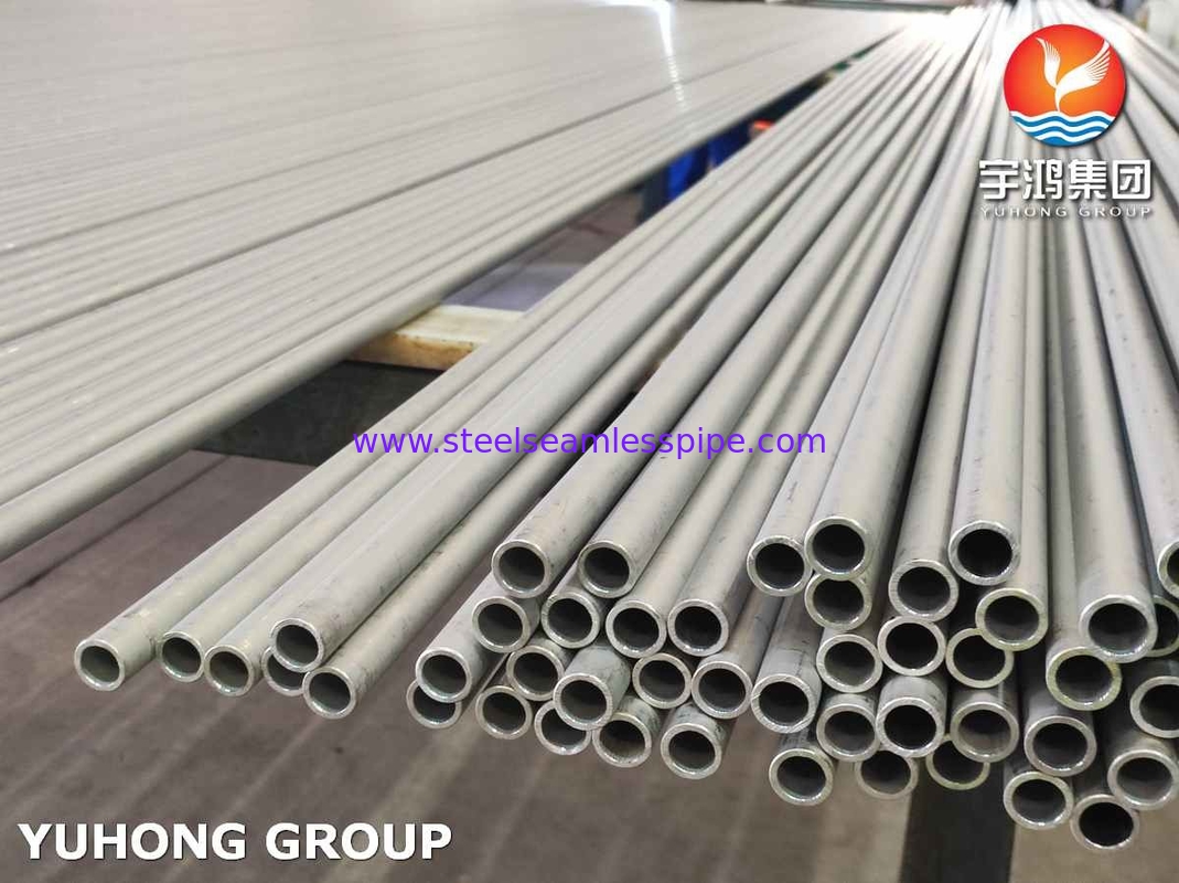 ท่อแลกเปลี่ยนความร้อนจากสแตนเลส ASME SA213 TP316L 100% ET และ HT การใช้งานด้านปิโตรเคมี