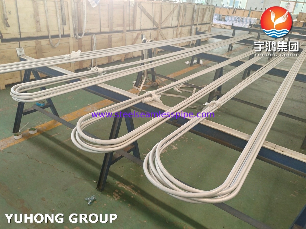 ท่อไร้รอยเหล็กไร้สแตนเลส ASME SA213 TP304 1.4301 19.05 X 1.65 X ความยาวสําหรับเครื่องแลกเปลี่ยนความร้อน