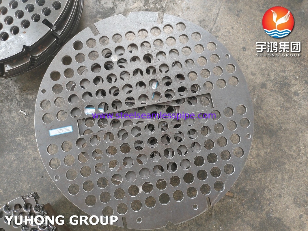 ASME SA516 Gr.70 โลหะ Baffle Plates Boiler และแผ่นรองรับภาชนะความดัน