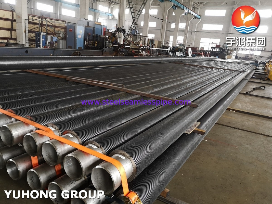 ASTM A312 TP316L สแตนเลส ปีกท่อชนิด Hfw ด้วยปีกแข็งสําหรับ Economizer