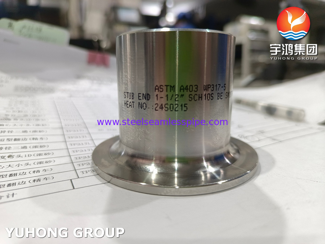 ASTM A403 WP317-S อุปกรณ์ปรับแต่งจากสแตนเลสเพื่อความทนทานต่อการกัดกร่อนและอุณหภูมิสูง