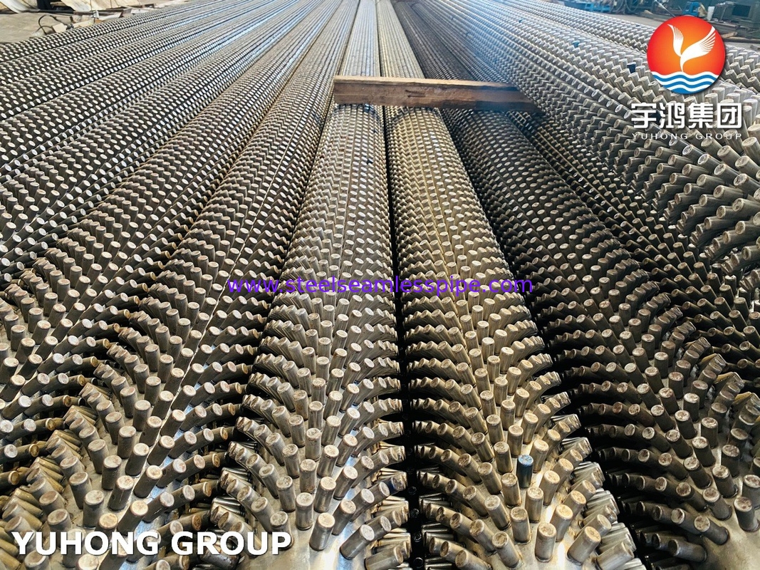 ASTM A213 เกรด T9 สายเหล็กสแตนเลส ท่อไร้รอย ท่อปีกปักสําหรับเตาควาย