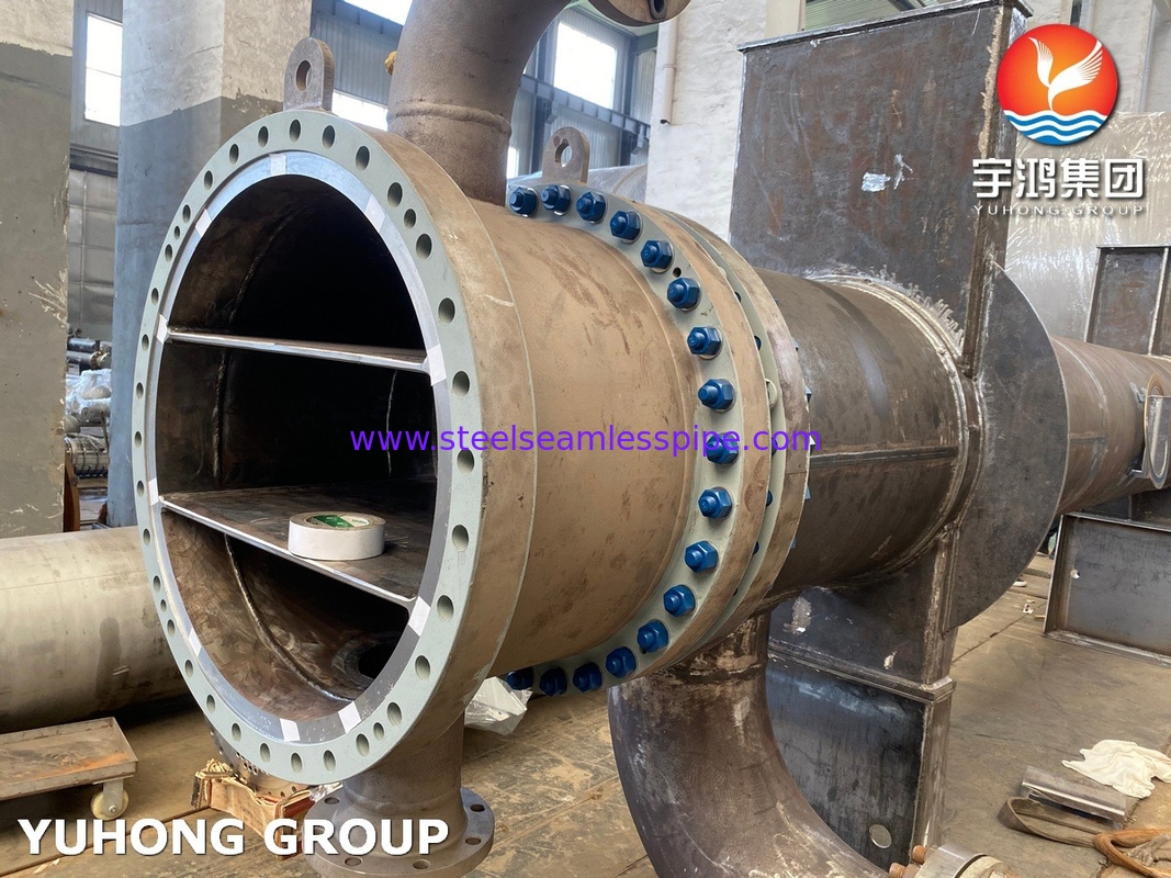 เครื่องแลกเปลี่ยนความร้อนหัวลอย ท่อไร้รอยเหล็กคาร์บอน ASTM A179 และแผ่นท่อ ASTM A266 Gr.2N