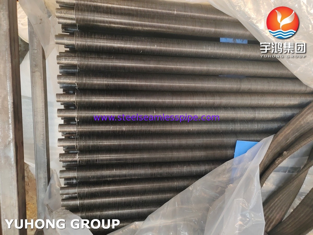 ASTM A179 ท่อไร้รอยเหล็กคาร์บอน อลูมิเนียม ปีก G ประเภทปีกท่อสําหรับระบบ HRSG