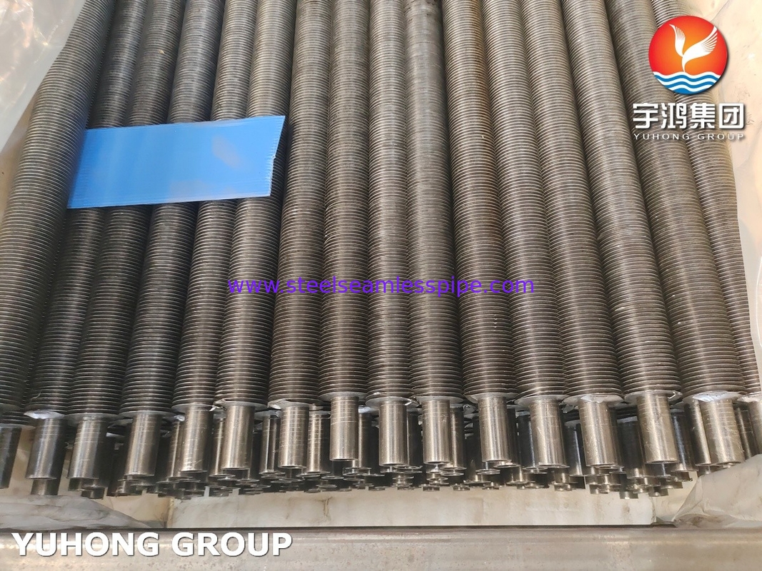 ASTM A179 ก๊าบอนสแตนเลส Tube seamless อลูมิเนียม Fin ปีก G ประเภทปีกท่อสําหรับหอเย็นแห้ง