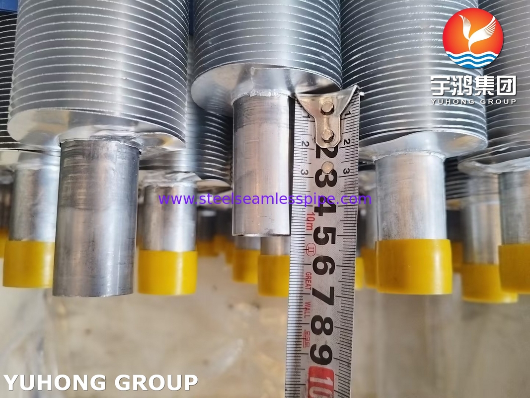 ASME A179 ก๊าบอนสแตนเลส Fin Tube Wound แบบ L สําหรับเครื่องปรับอากาศ