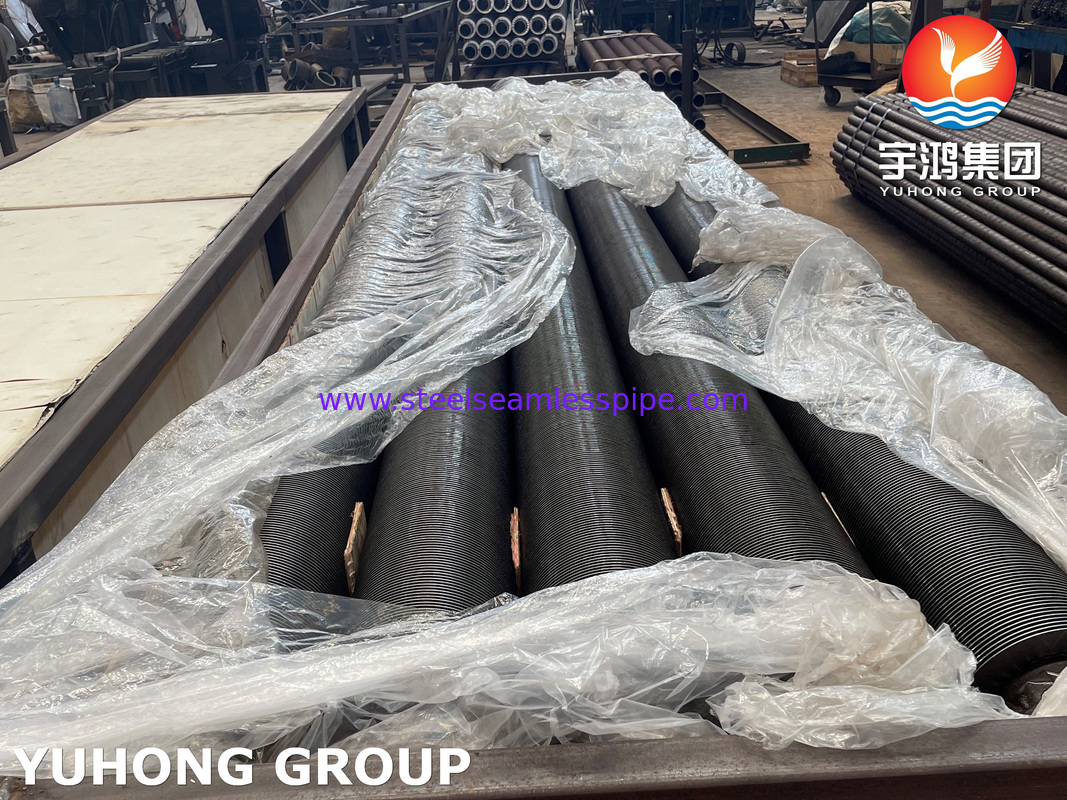 ASME SA106 เกรด B โลหะคาร์บอนท่อปีกไร้สาย HFW ประเภทสําหรับเครื่องทําความร้อน