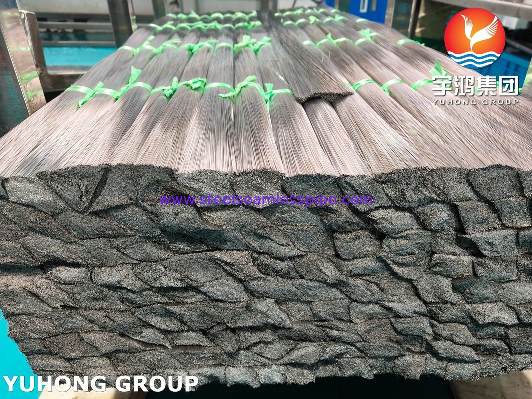 ท่อแคพิลลารีสแตนเลสสตีล SUS304 แบบอบอ่อนสว่างสำหรับเครื่องมือแพทย์ ISO9626