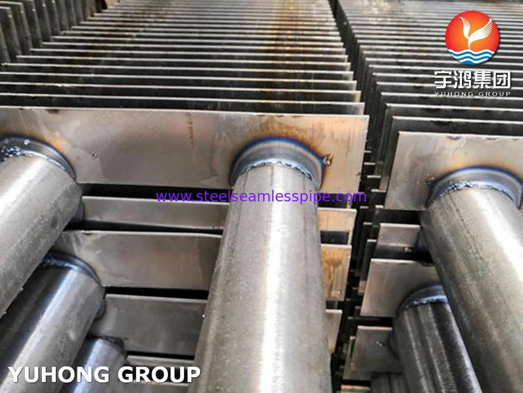 หลอดปีกสแตนเลสชนิด H A213 TP316L พร้อม SS Fin SS316L สําหรับเครื่องอบควัน