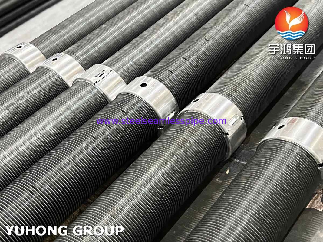 ASTM A179 ก๊าบอนสแตนเลส Fin Tube อลูมิเนียม G Fin ประเภทสําหรับหอเย็นแห้ง