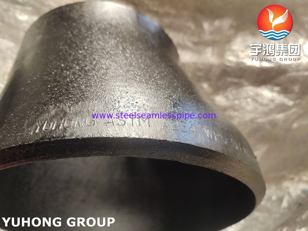 ASTM A234 WP5 CL1 / CL3 อัลลอยสตีล เอ็กเซนทริก รีดิวเซอร์ ASME B16.9 ข้อต่อท่อแบบชน