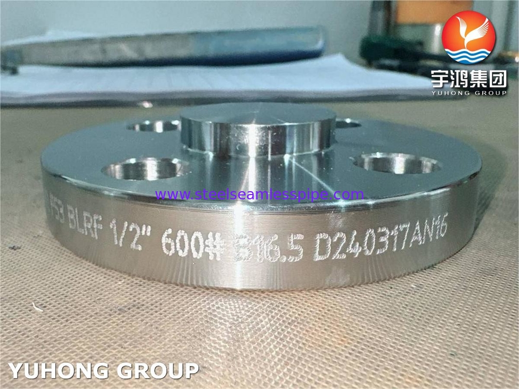 หน้าแปลนเหล็กกล้าดูเพล็กซ์ ASTM A182 F53 แบบ Forged B16.5 สำหรับอุตสาหกรรมน้ำมันและก๊าซ