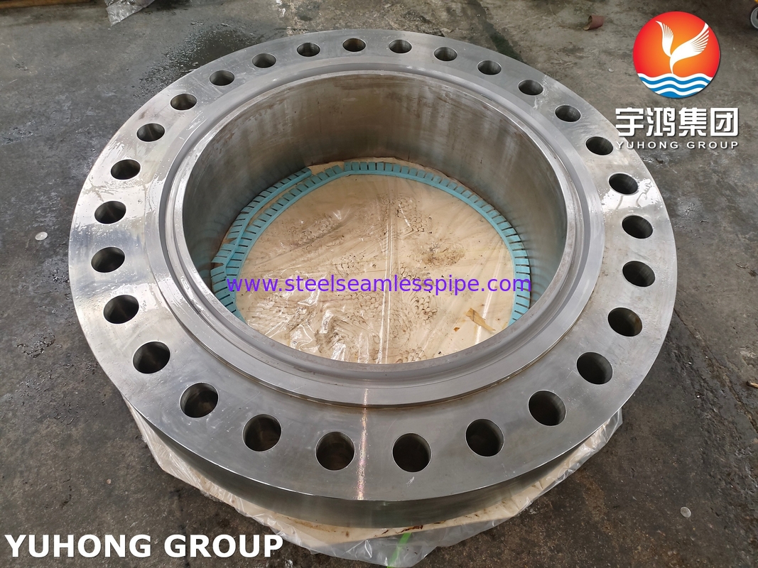 ASME SA266 Gr.2N โลหะคาร์บอน Forgings โลหะร่างกาย Flange สําหรับภาชนะความดัน
