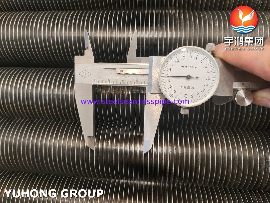 ASME SA179 อัลลูมิเนียม 1060 ท่อปีกที่ติดตั้ง ปีกประเภท G สําหรับเครื่องประปา ระบบเย็น