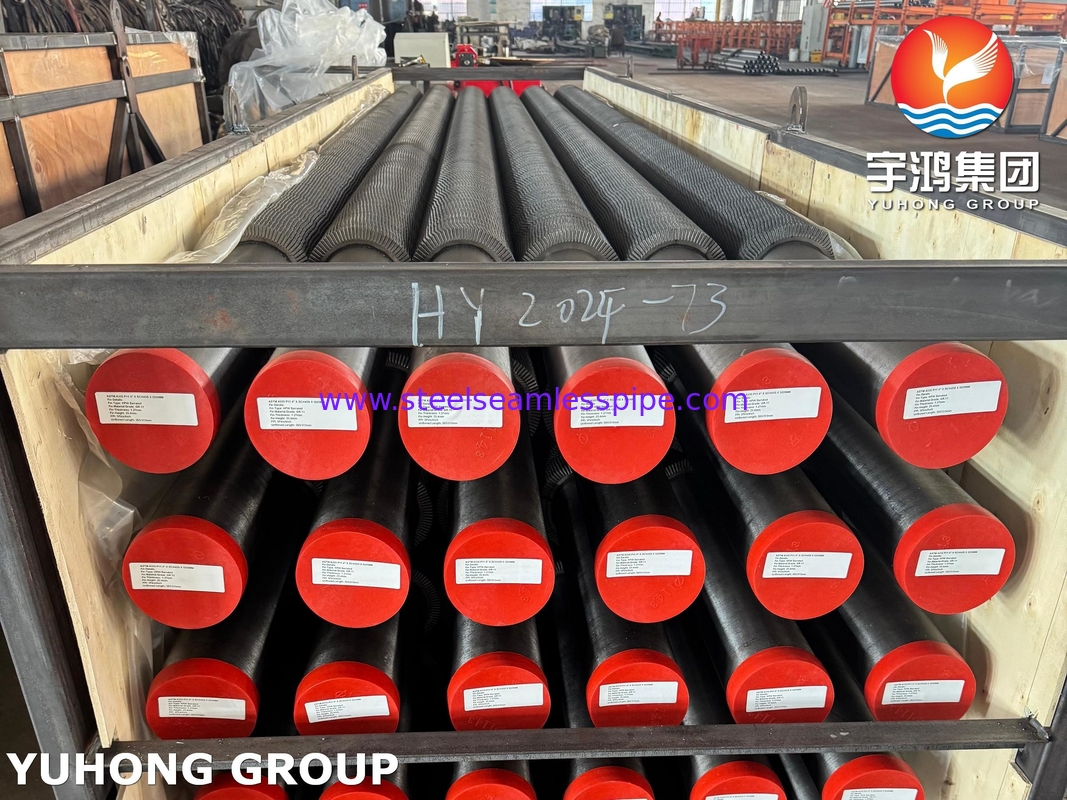 ASTM A335 P11 สแตนเลสเหล็กสแตนเลสความถี่สูง welded ปีก serrated ท่อสําหรับ HRSG และไบเลอร์