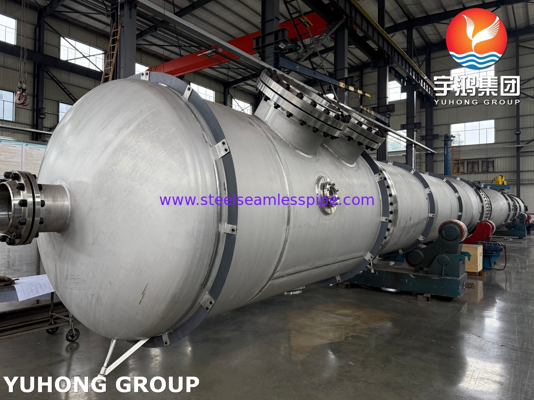 ASTM A312 TP316L ท่อไร้รอยกับ ASTM A516 Gr 70 โครงเหล็กคาร์บอนสําหรับเครื่องแลกเปลี่ยนความร้อน