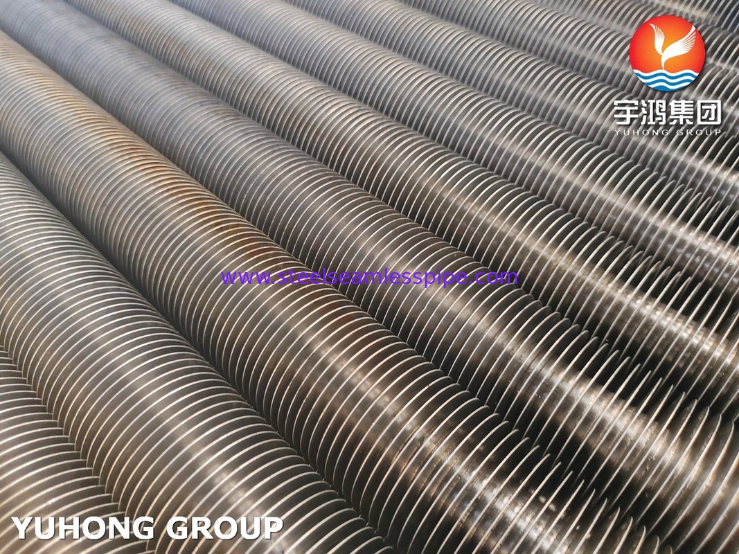 ASTM A179 ALอลูมิเนียมสแตนเลสคาร์บอน ท่อปีกที่ติดตั้งสําหรับเครื่องแลกเปลี่ยนความร้อนและระบบเย็น