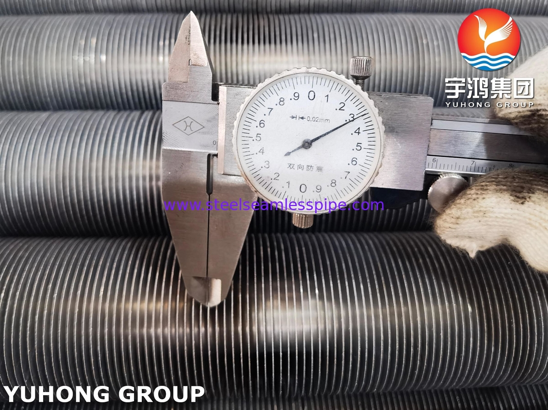 ASTM A179 G-Type Embedded Finned Tube , Aluminium 1060 , for Heat Exchangers