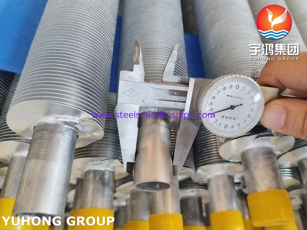 ASME SA249 สแตนเลส วูอนด์ฟินทุ๊บฟินชนิด L สําหรับเครื่องเย็นอากาศ