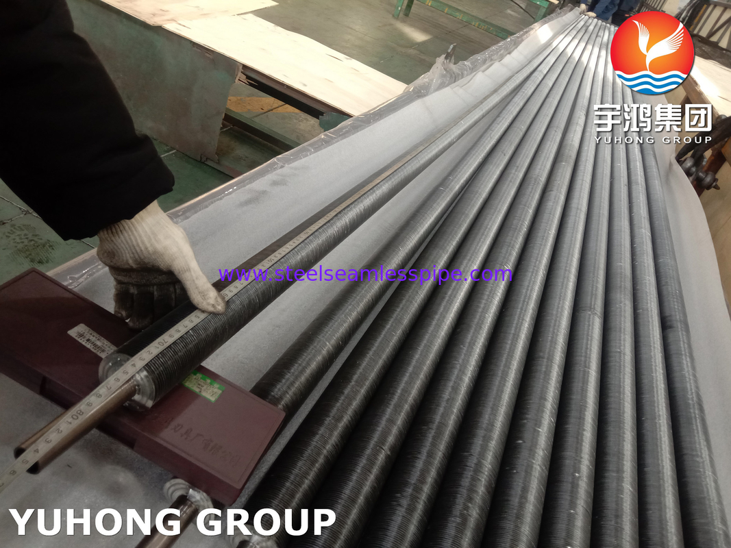 ASME SB163 N04400 หลอดปีกที่ติดตั้งด้วยปีกอลูมิเนียมสําหรับเครื่องเย็นอากาศและเครื่องปั่นแก๊ส