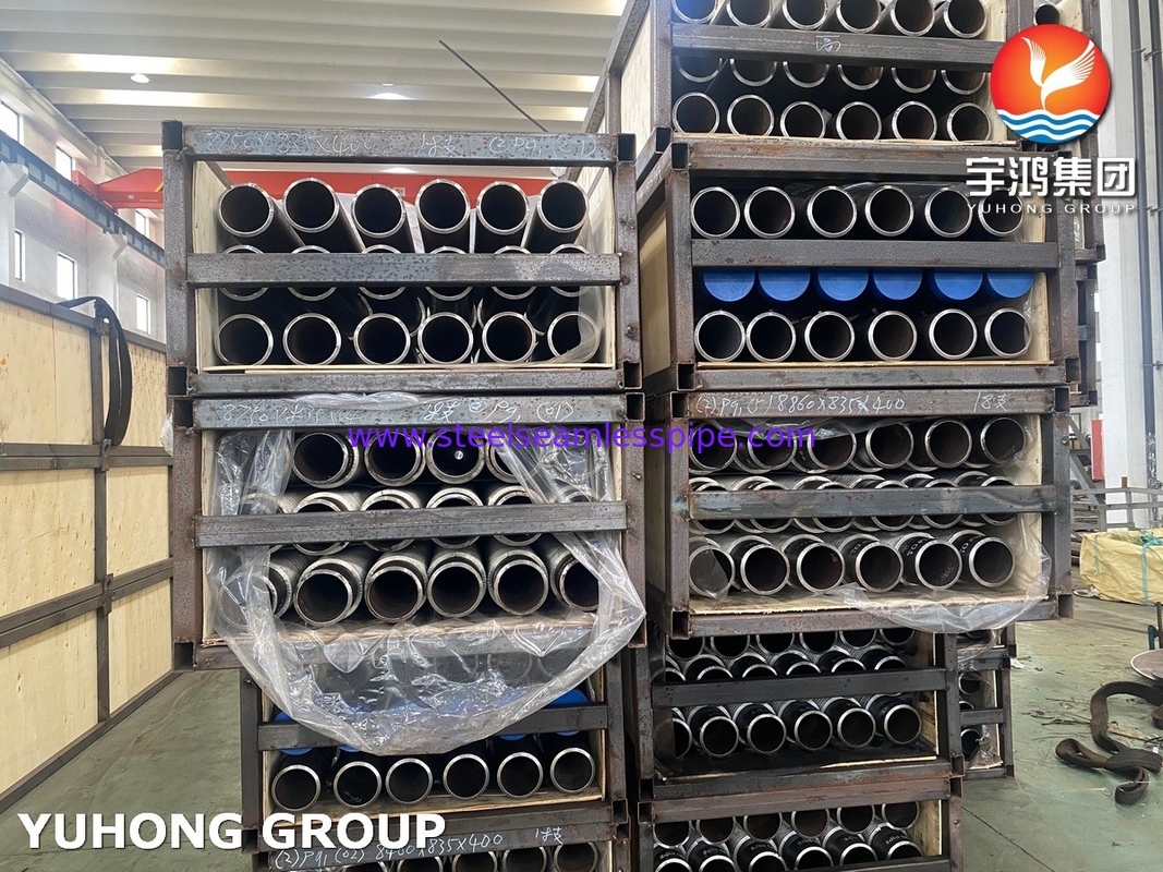 โลหะสแตนเลส ASME SA335 P91 หลอดปั่นความถี่สูงที่ไม่มีรอยต่อสําหรับเครื่องทําความร้อน