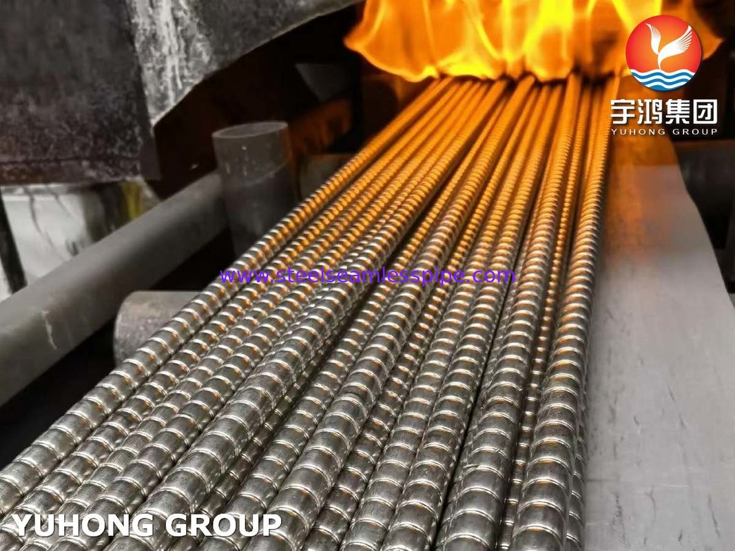 ASME SA312 / ASTM A312 TP310S ท่อปีกท่อสําหรับเครื่องแลกเปลี่ยนความร้อน