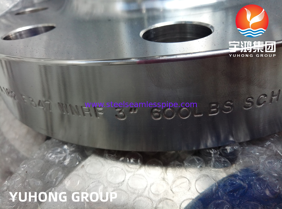 ASTM A182 ASME SA182 F347L โลดคอ RF ฟลานซ์โกหกสําหรับเครื่องปั่น Supercritical