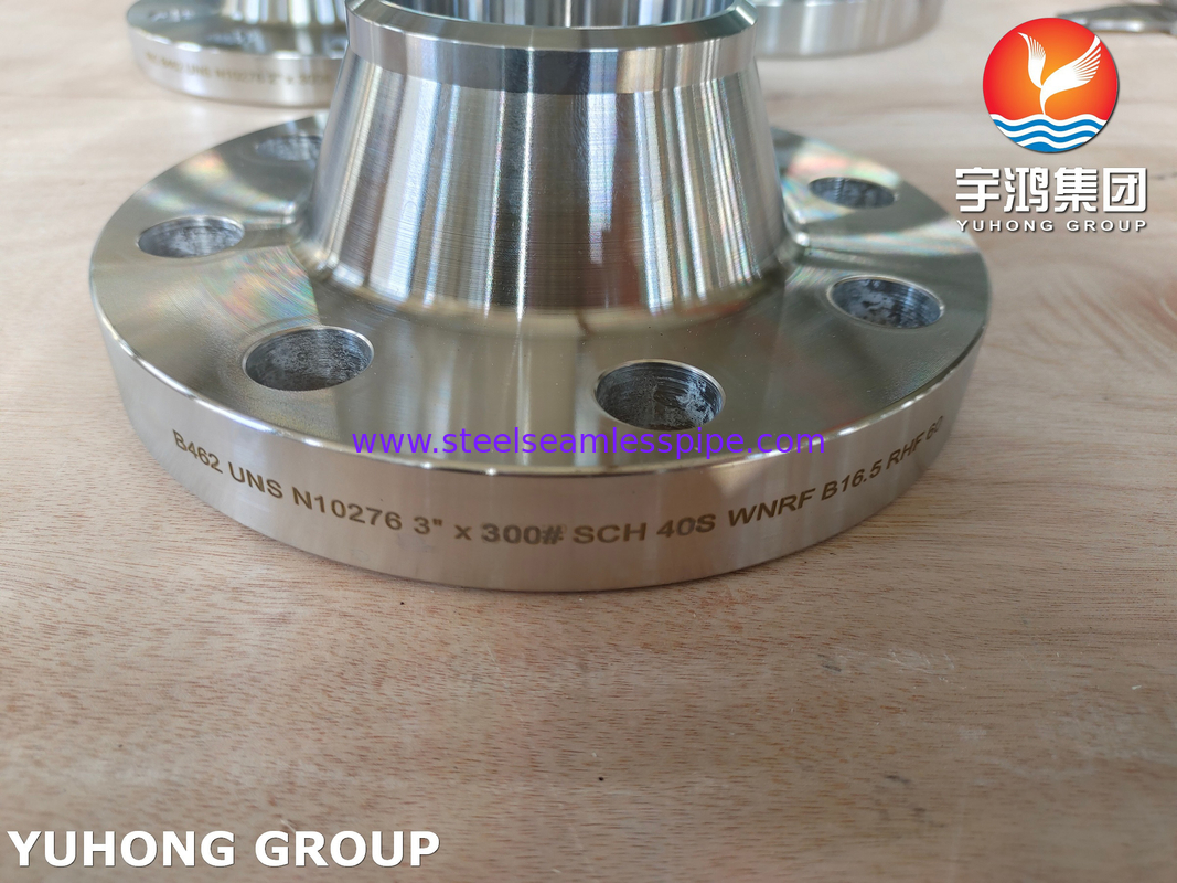 ASTM B564 N10276 นิเคลสแตนเลสสแตนเลสเหล็กโกหก Flanges B16.5 สําหรับการใช้งานอุณหภูมิสูง