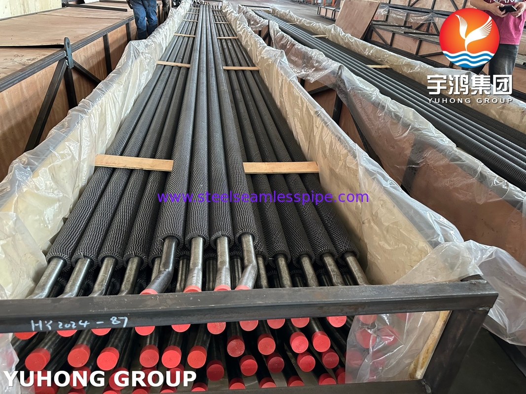 ASME SA213 T22 ครีบหยักพร้อมท่อสำหรับเครื่องแลกเปลี่ยนความร้อนและเครื่องทำความเย็นอากาศ
