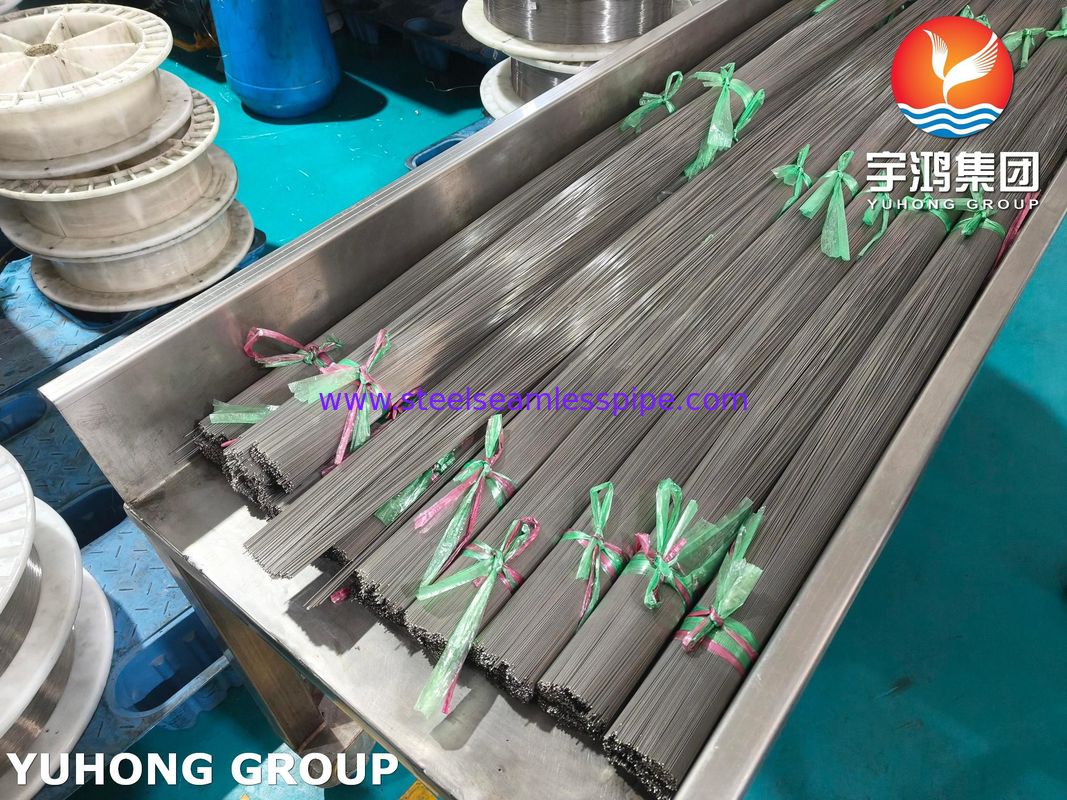 SUS304 ท่อหลอดหลอดเลือดดําความละเอียดสูงจากเหล็กไร้ขัด สําหรับเครื่องมือ Endoscope การแพทย์